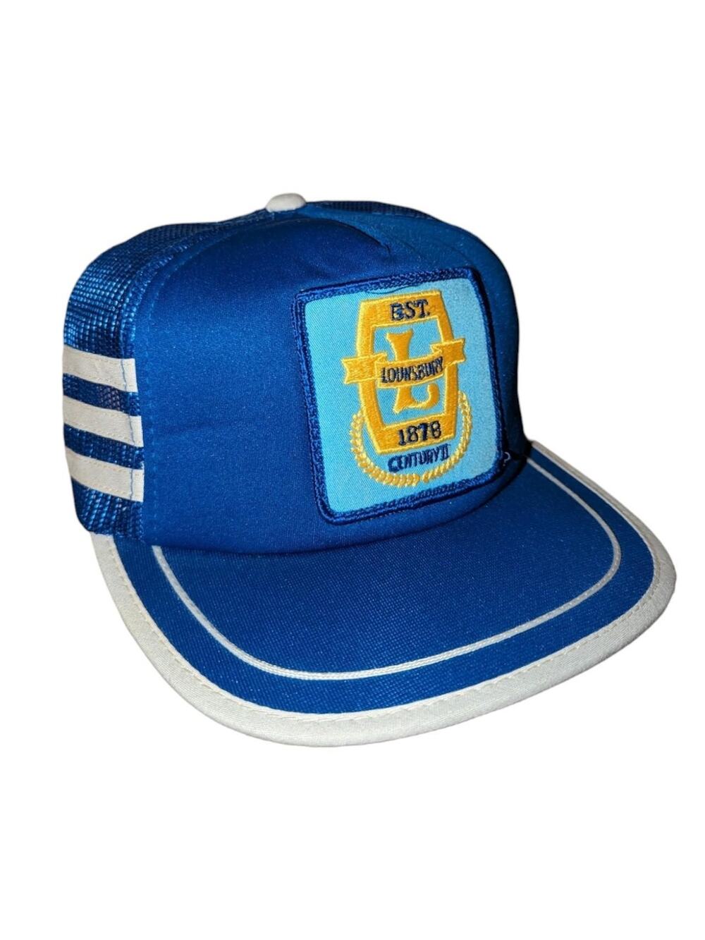 80s Lounsbury Century II 3 Stripe Trucker Hat
